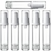 6pcs Airless Travel Pump Bottle, 10ml, Clear