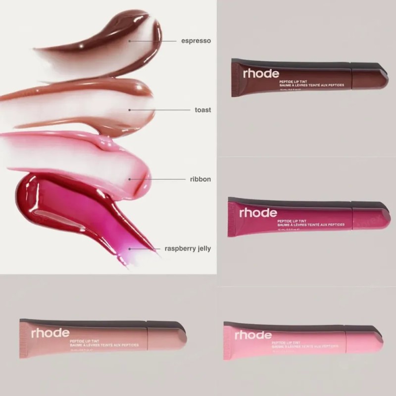 Gloss Rhode Lipstick Lápiz Labial Brillante Juego De 12 Pcs