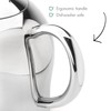 bredemeijer Santhee Double Walled Teapot, 1.4-Liter Stainless Steel Glossy Finish