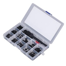 Tornillo, 600 piezas de tornillos de repuesto para computadora portátil, kit surtido de tornillos de cabeza plana negra de acero al carbono M2 M2.5 M3 con herramienta de destornillador de cepillo para
