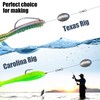 Pesas de pesca de bala ovaladas con núcleo de plástico