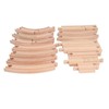 Wooden Train Track Set for Toddlers Assembly Kit Building Toys