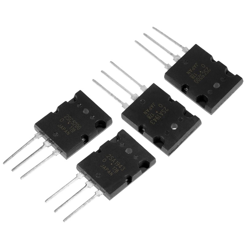 5 Pairs High Power Amplifier Transistor Electronic Components Other Electronic