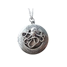 Handmade Octopus Locket Necklace