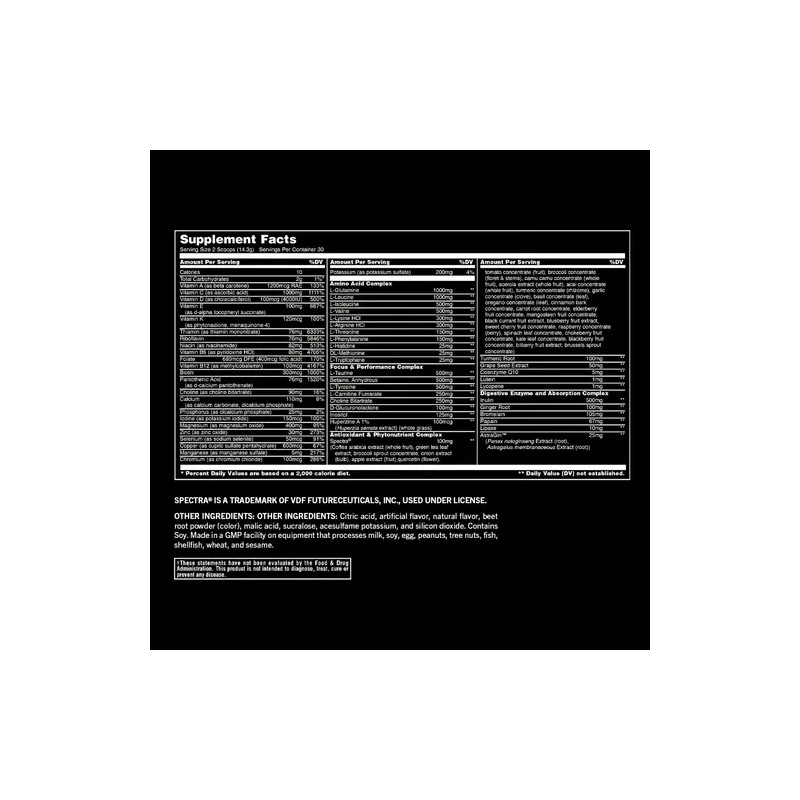 Animal Vitaminas Polvo 60 Cucharas Suplemento Nutricional