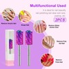 3/32" 2PCS Large Barrel Smooth Round Top Tungsten Carbide Nail