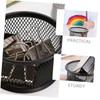BUGUUYO Space-saving Mesh Paper Clip Holder Binder Paper Holder for