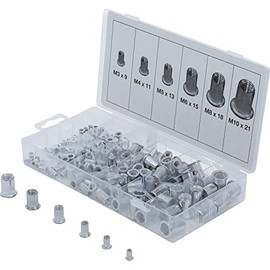 BGS 14127聽Rivet Nut Assortment聽-聽150聽Pieces
