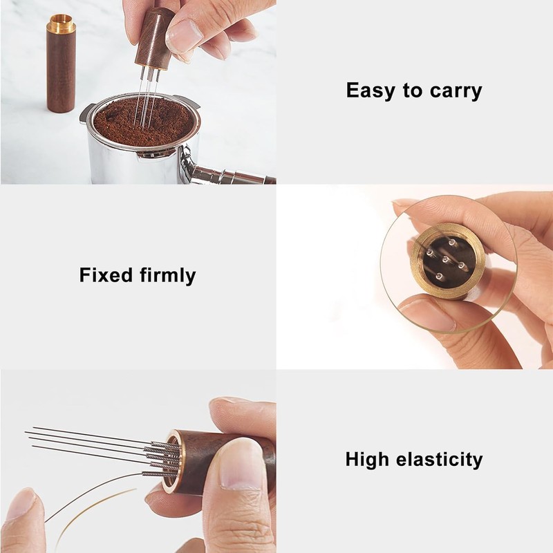WDT Tool - 6 Needles Stirrer - Espresso Coffee Distributor