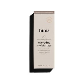 HIMS & HERS- Ligero, no graso, luminoso: el humectante facial para uso diario para hombres de Hims hidrata y suaviza la piel sin dejar residuos grasosos. Se absorbe rápidamente y deja la piel hidratad