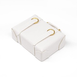 Odoria 1/12 Scale Miniature Briefcase Dollhouse Accessories, White