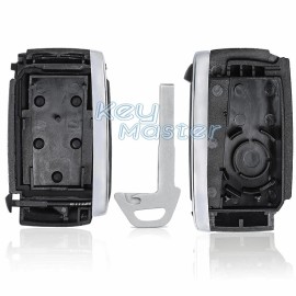 KeyMaster 2x Smart Keyless Remote Key Shell Case Fob for Jaguar XF XFR XK XKR KR55WK49244