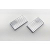 2Pc Flag USA Emblem 3D Badge Flag US Decal Nameplate