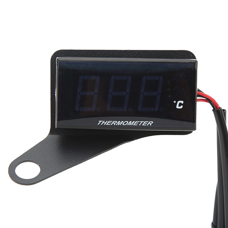 Universal Motorcycle DC12V LCD Screen Slim Water Temperature Gauge With