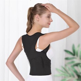 JSEIAJB Cinturón de tensión Hunback con ortesis for Sentarse en la Columna Vertebral del Cuerpo del Estudiante Escribir ortesis jorobadas(3X-Large)   