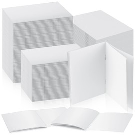 Ctosree 100 Pcs White Blank Book for Kids, 4 x 5.5 Inch Mini Notebooks to Write Stories Unlined Sketchbooks Bulk Small Notepads Journals for Drawing Writing