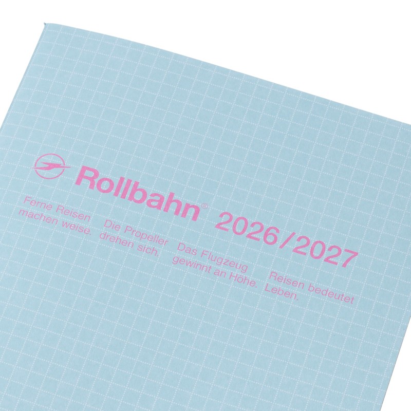 [Delphonics Notebook 2026-2027 Version/Starts March 2026] Rollbahn Note Diary Cola