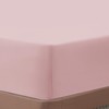 Simply Amelia Single Fitted Sheet Blush 100% Cotton 30cm Deep