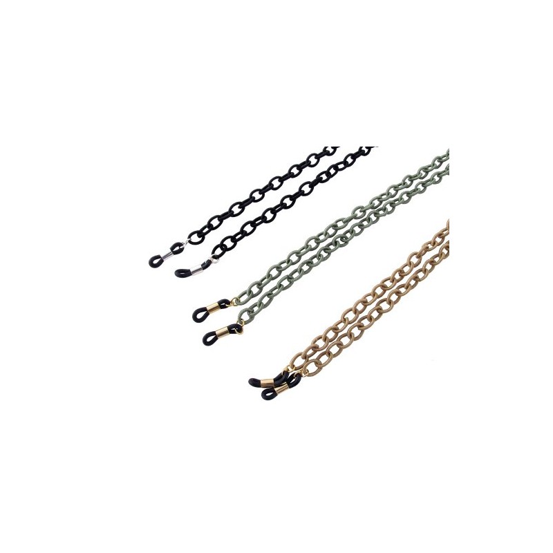 Calabria Eyeglass Necklace SJ-0743 in Black