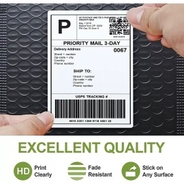 BLVD 6 Rolls DYMO 4XL Direct Thermal Shipping Labels 4x6 1744907 Compatible 220/Roll