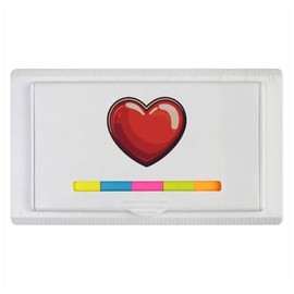 'Valentine's Heart' Sticky Note Ruler Pad (ST00037195)