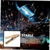 Operitacx Welding Ground Clamp Heavy Duty Copper Electric Grounding Clamp