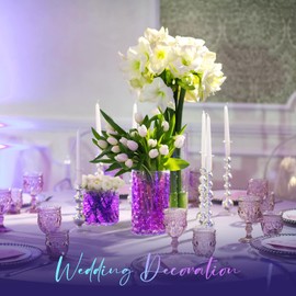 Water Beads 10,000 Pieces Water Beads for Plants 50 g Gel Beads for Flowers and Plants, Reusable Water Beads for DIY, Decoration, Plant Filler