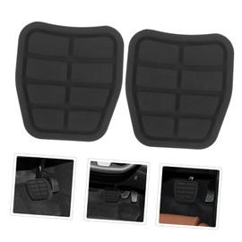 PACKOVE 1 Pair Car Pedal Feet Pads Rubber Material for Car Brake or Clutch Pedal