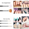 JOYJULY 20pcs Nail Art Design Tools, 15pcs Painting Brushes Set