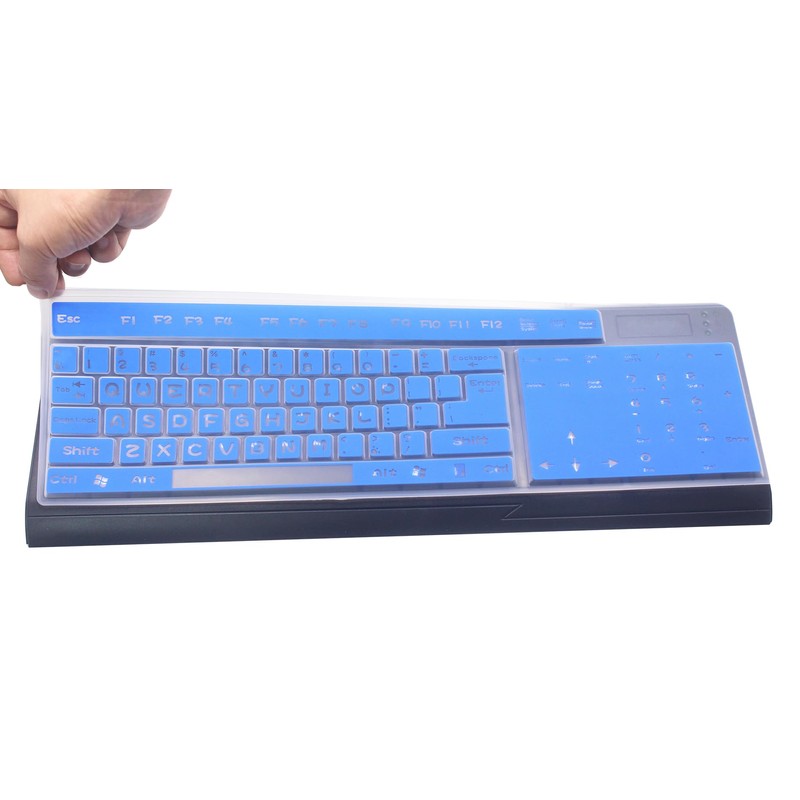 Silicone Keyboard Cover Skin Protector for Standard Size Computer/Desktop/PC with