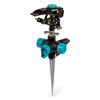 Gilmour 821673-1001 Circular Sprinkler w/Spike Base-Adjustable (5,800 sq, Heavy Duty,