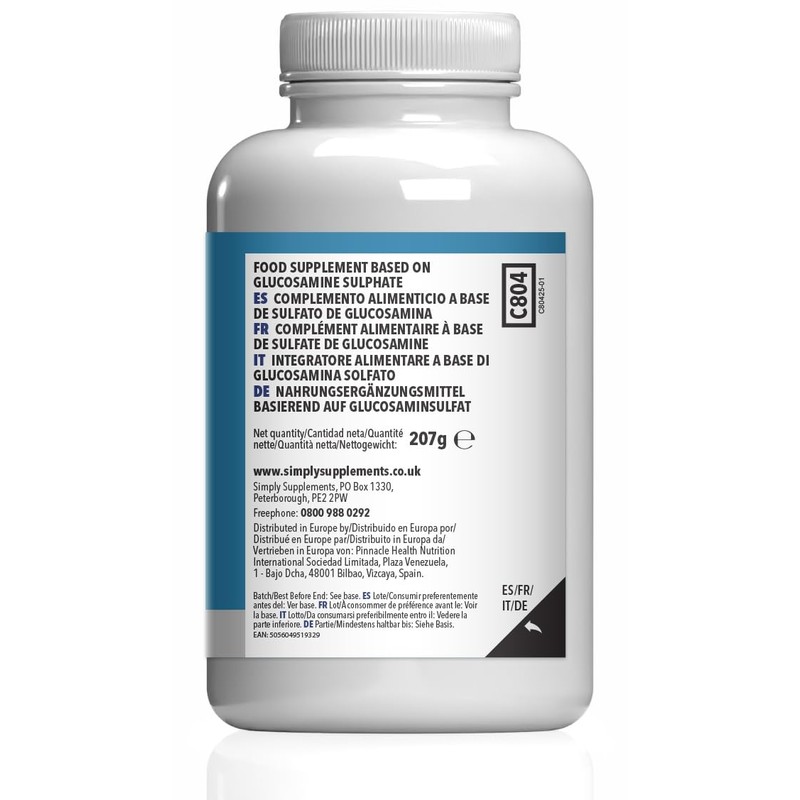 Glucosamine Sulphate 2KCl 1000mg | Designed for Active Lifestyles &