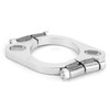 2.5in 63mm Steel Exhaust Flange Flat Oval Split Repair Replacement
