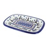 Blue Rose Polish Pottery Arctic Holiday Small Rectangular Serving Platter