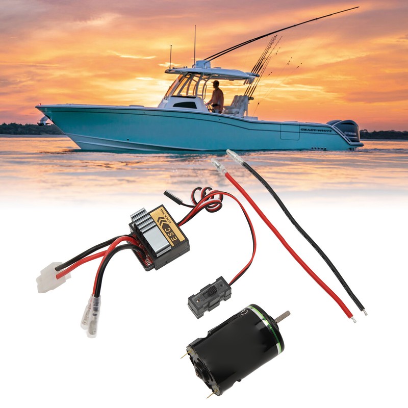 540 Brush Motor with 320A ESC Waterproof High Performance RC