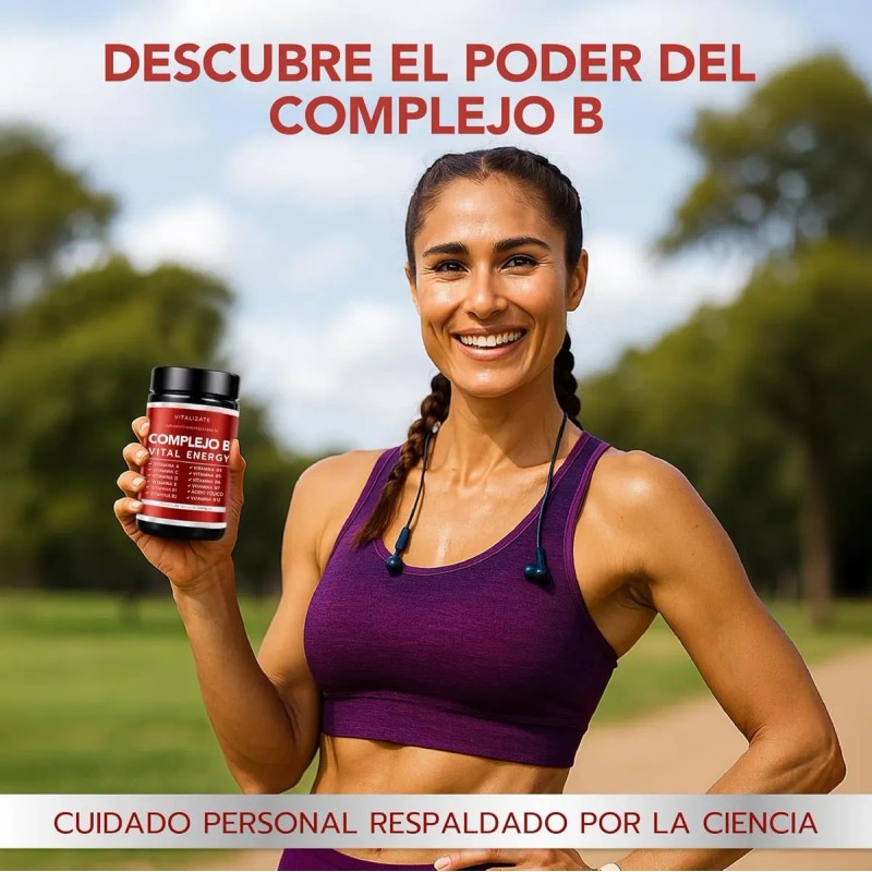 Complejo B Completo Vitalizate Vitamina B12 60 Cápsulas