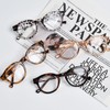 ZESAKER Reading Glasses for Women Men, Retro Round Frame Blue