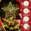 SIXVALA Christmas Star Tree Topper, 10 Inch 20 LED Metal