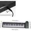 Roll Up Piano 49 Keys Portable Electronic Piano for Beginners,