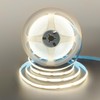 Clearhill 12V COB 480LED Strip Lights,6.56FT/2M（No Power Supply）,Natural White 4000K,480LEDs/M,with