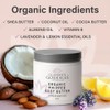 Glimmer Goddess Manteca corporal orgánica de 8 oz (coco y