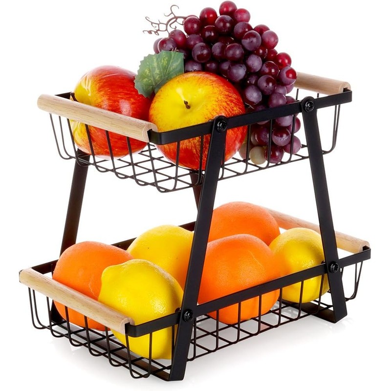 Vilde Storage Basket Fruit Basket Vegetable Basket Metal Basket Wire