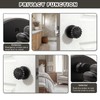 NIZADO 1 Pack Black Privacy Door Knob, Interior Door Lock