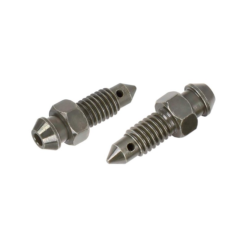F FIERCE CYCLE 4Pcs M6x1mm Banjo Bolt Bleeder Screw with
