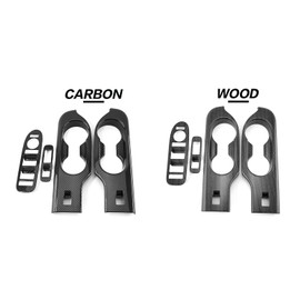 YOUTOOCAR Door Lock Switch Covers Compatible with Hyundai IONIQ 9 Accessories (Wood Grain)