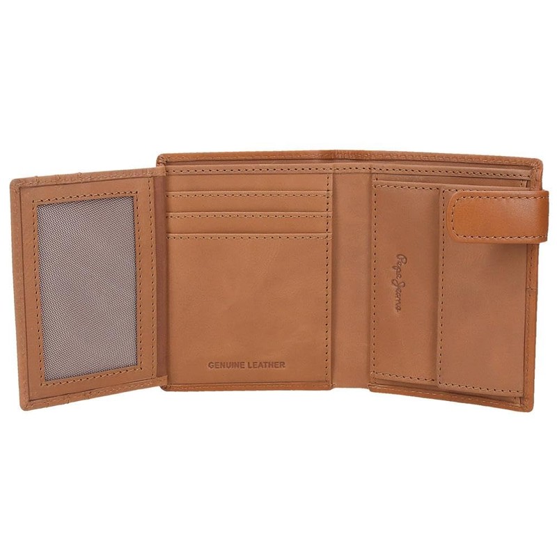 Pepe Jeans Cracker Vertical Wallet with Card Slot and Click