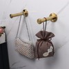 Vanloory Bath Towel Hooks, 6 Pack Round Coat Hooks, Sturdy