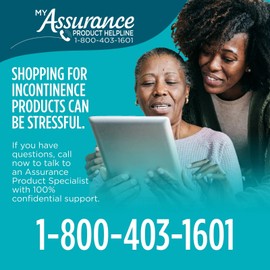 Assurance Unisex Premium Quilted Underpad, Maximum Absorbency, L (18 Count)
