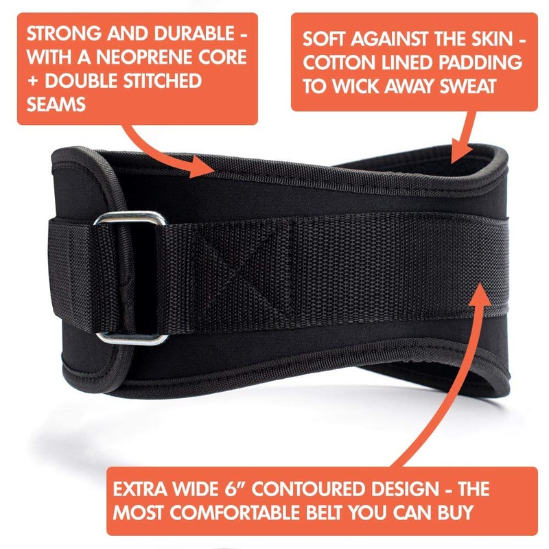 Weight Lifting Belt - Elite Body Squad Pro Quality Neoprene