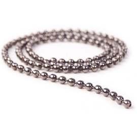 Hareline Dubbin STAINLESS STEEL BEAD CHAIN EYES EXTRA LARGE
